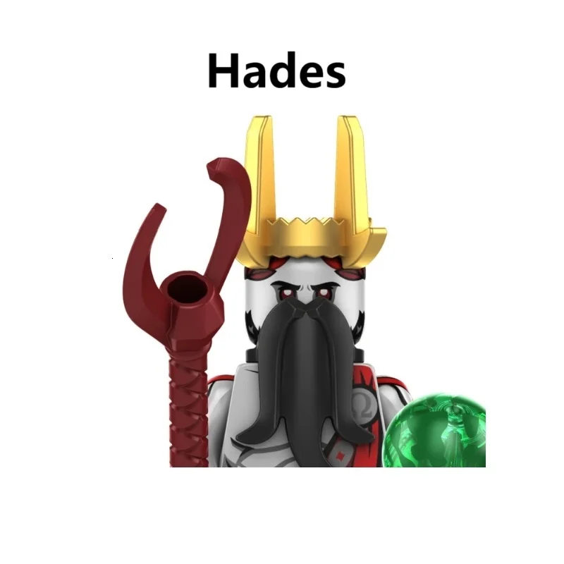 TP1044 Greek Mythology Medusa Poseidon Zeus Building Blocks Jesus Hades Athena Mini Action Figure Toys