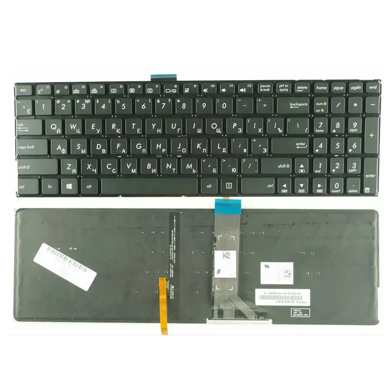 New Russian Keyboard for ASUS K501 K501U K501UB K501UQ K501UW K501UX K501L K501LB K501LX A501L A501LB A501LX backlight