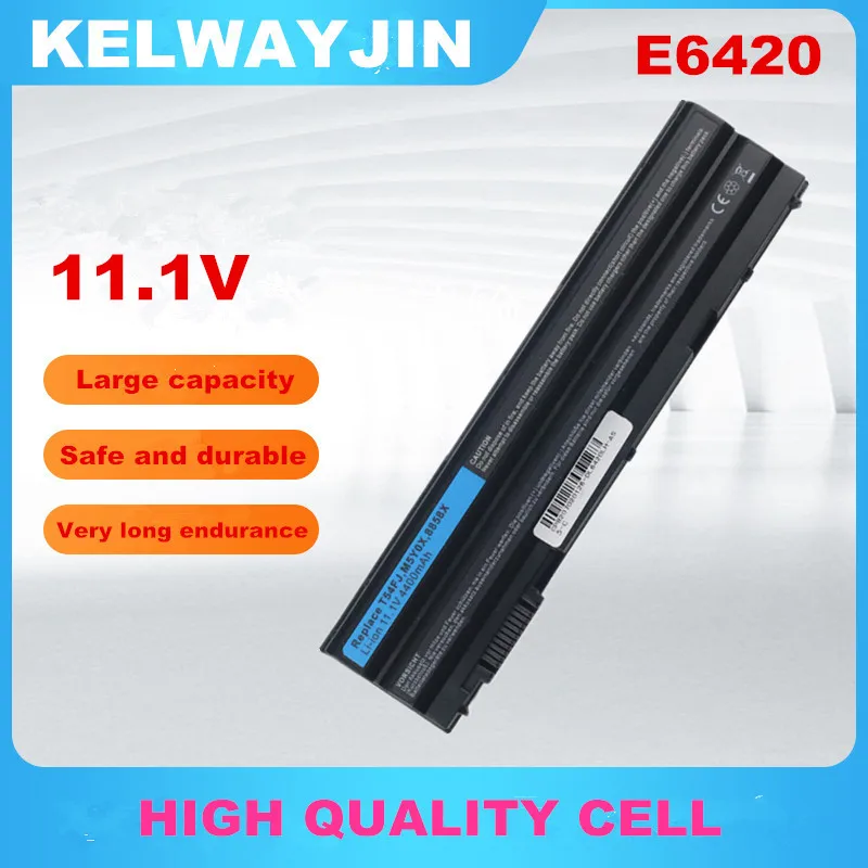 

E6420 Laptop Battery FOR Dell 8858X 8P3YX 911MD F33MF FRR0G HCJWT KJ321 M5Y0X NHXVW P14F P14F001 312-1311 312-1242 312-1163