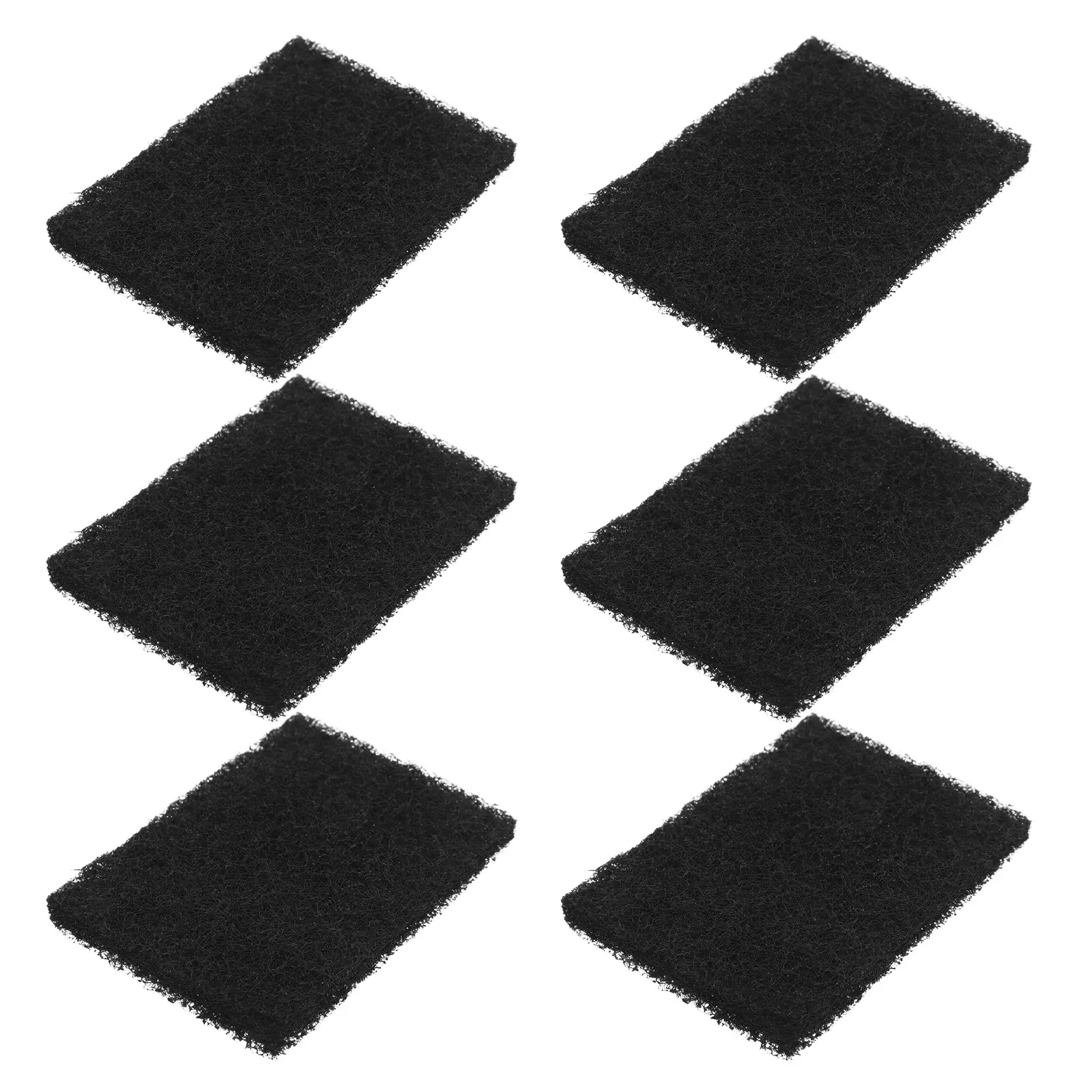 6pcs Activated Charcoal Filters for Compost Bin – 3.74x2.76in Odor-Absorbing Charcoal Sheets, Long-Lasting Freshness