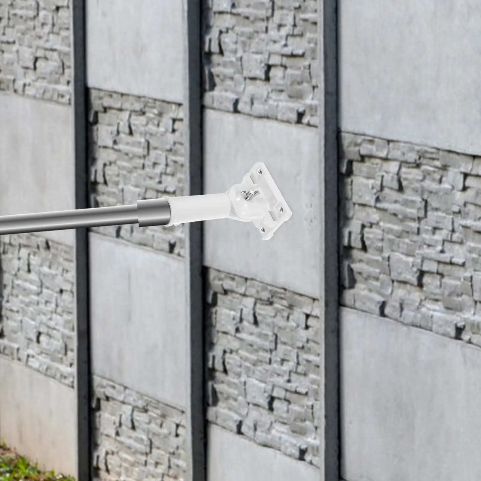 Heavy Duty Aluminum Flag Pole Bracket Adjustable Angle Wall Mount Holder for Outdoor Porch House