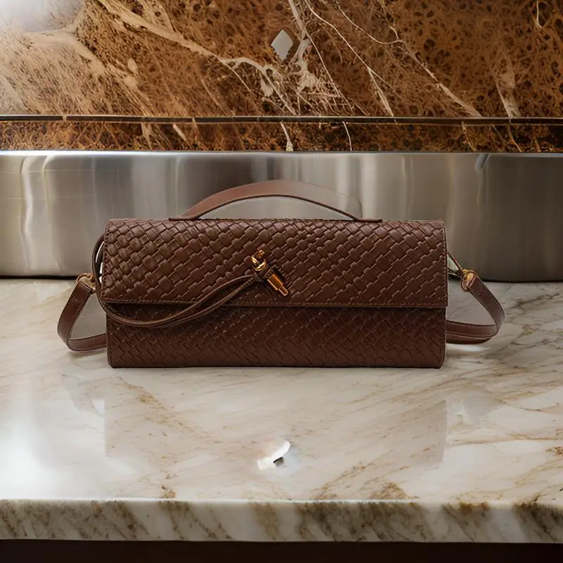 

Trendy Solid Color Messenger Bag - Unique Vintage Leather Crossbody For Commuting, Shopping & Party Events