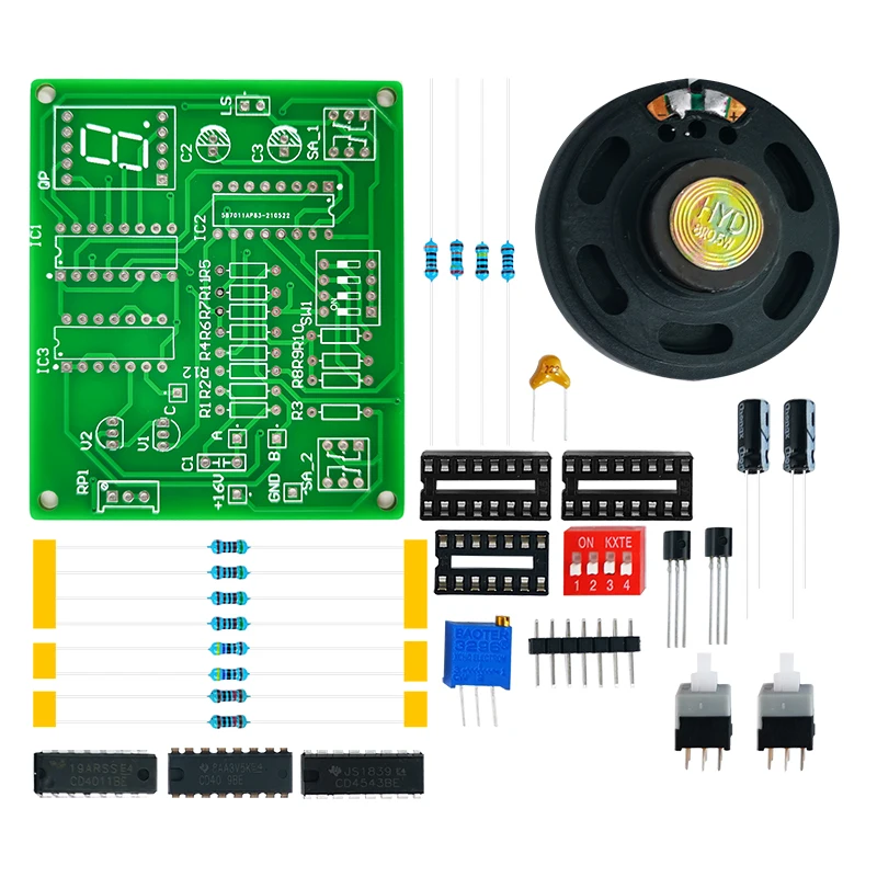 Programmable Timer Electronic DIY Kit Electronic Components Supplies DIY Kit for Adults Electronic Parts