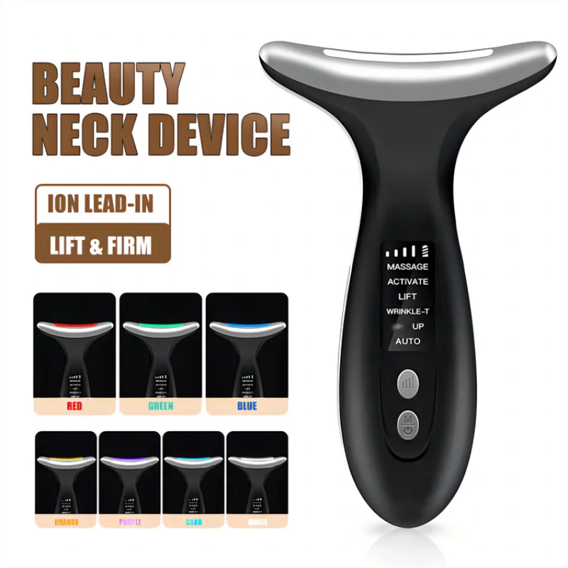 Beauty Neck Gerät LED Light Lifting Straffung-Farbe Instrument Nacken pflege Massage