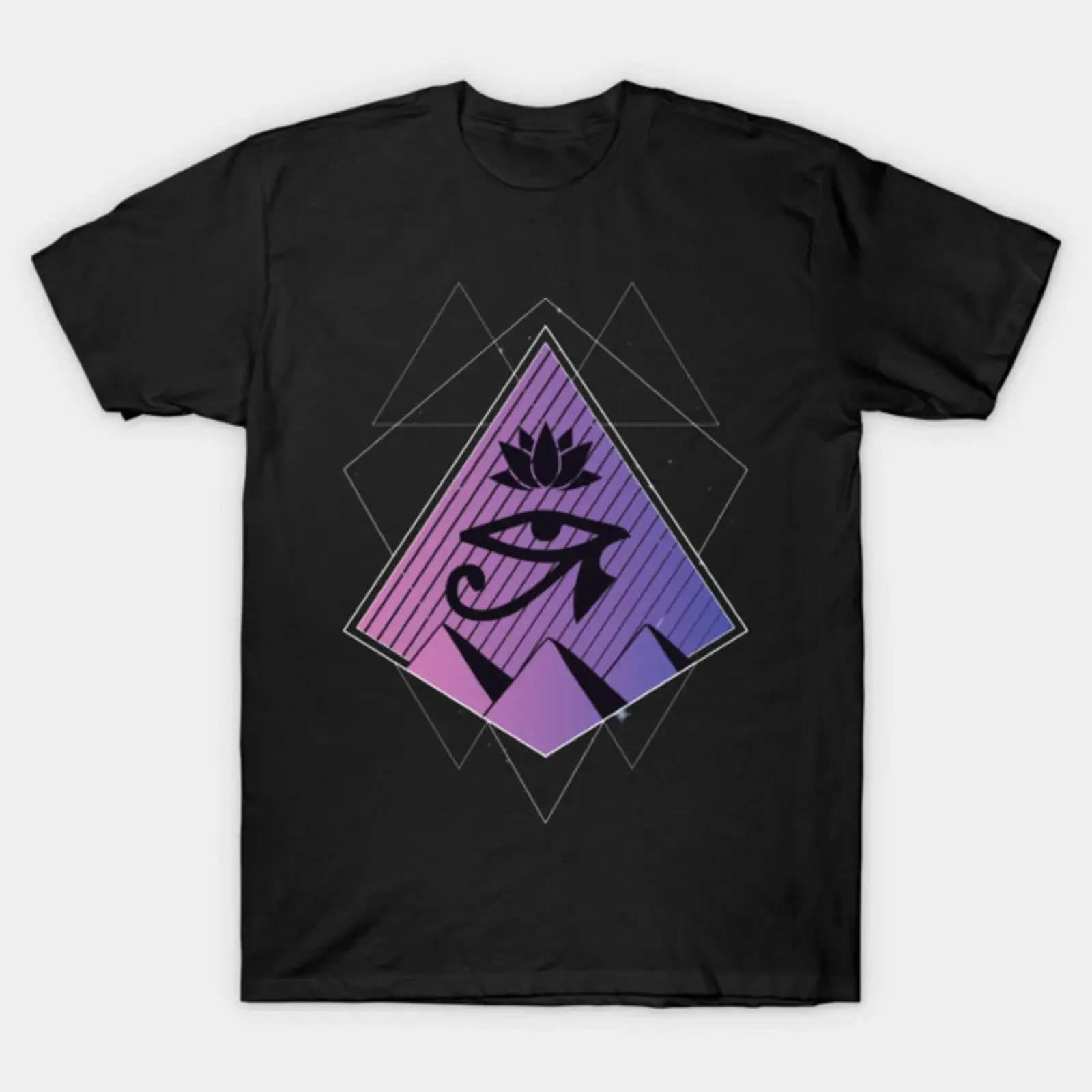 Fontaine Exclusives Eye Of Horus 118 T Shirt vintage Washed Comfortable Versatile Stylish Breathable Top For Everyday Wear