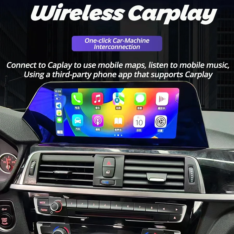 12.3inch Android Qualcomm Blade Screen For BMW X1 E48 2010-2015 Carplay Car Radio Multimedia Player Auto GPS Navigation HeadUnit