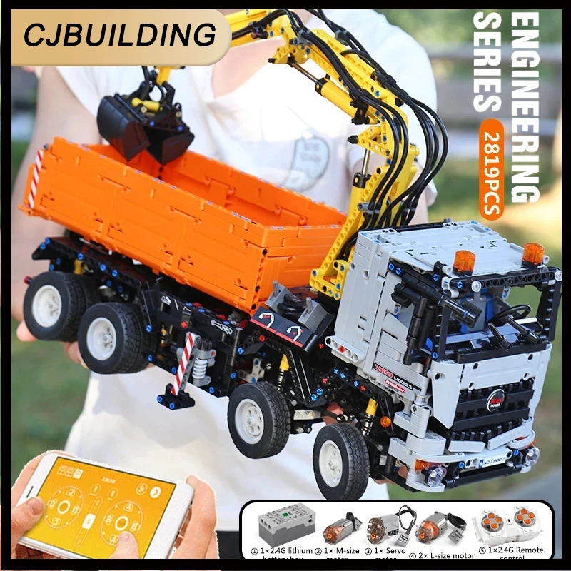 

Mould King 19007 Arocs 3245 Compatible 42043 MOC Block 20005 Building Blocks Bricks Toy Gift