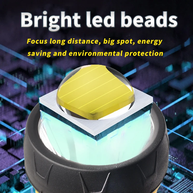 Strong Light Portable Focus Rechargeable Searchlight With Stand