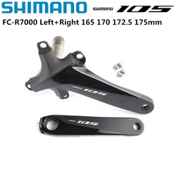 Shimano-Brazo de manivela para bicicleta de carretera, pieza Original para bici, lado izquierdo y derecho, 110BCD, 105, 165, 170, 172,5, 175