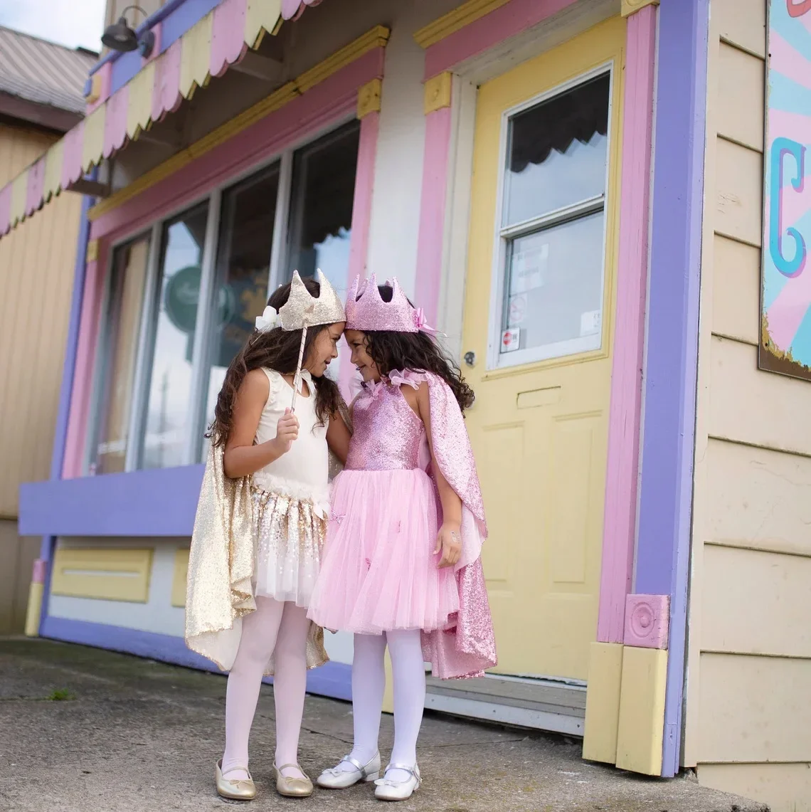 Hochwertiger Kinder-Umhang mit glitzernden Pailletten, stilvoller Schal-Mantel, trendiges grenzübergreifendes Outfit für Mädchen, geeignet für Feiertage und Themenveranstaltungen. – Detail 8