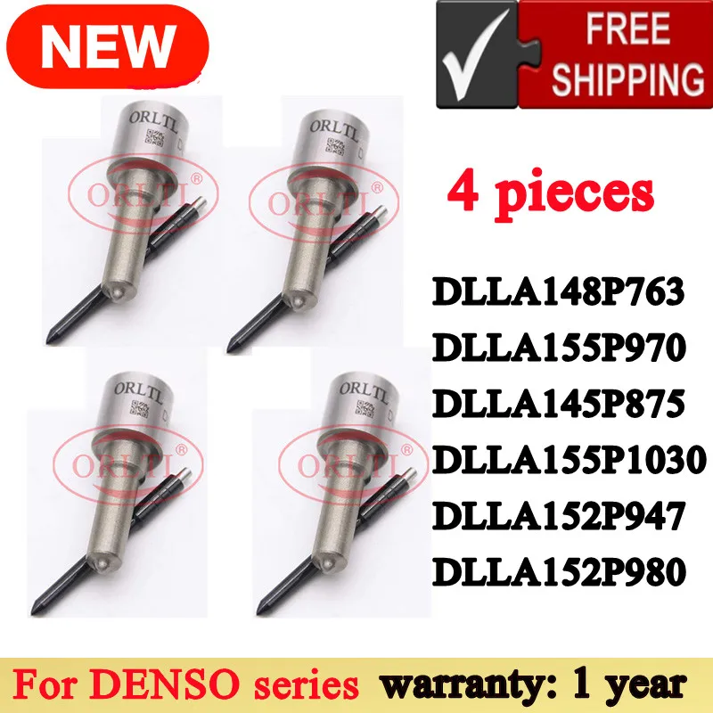 

4 шт. ORLTL DLLA148P763 DLLA155P970 DLLA145P875 DLLA155P1030 DLLA152P947 DLLA152P980 для дизельных ремонтных комплектов DENSO, сопла