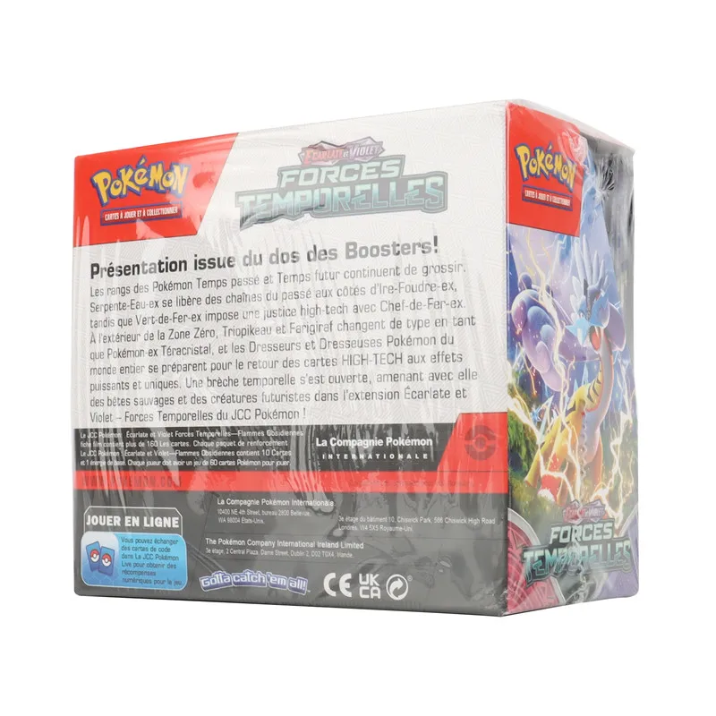 フランスのポケモンTCGカード、スカーレットとバイオレットの一時的な力のブースターボックス、36パック、360個