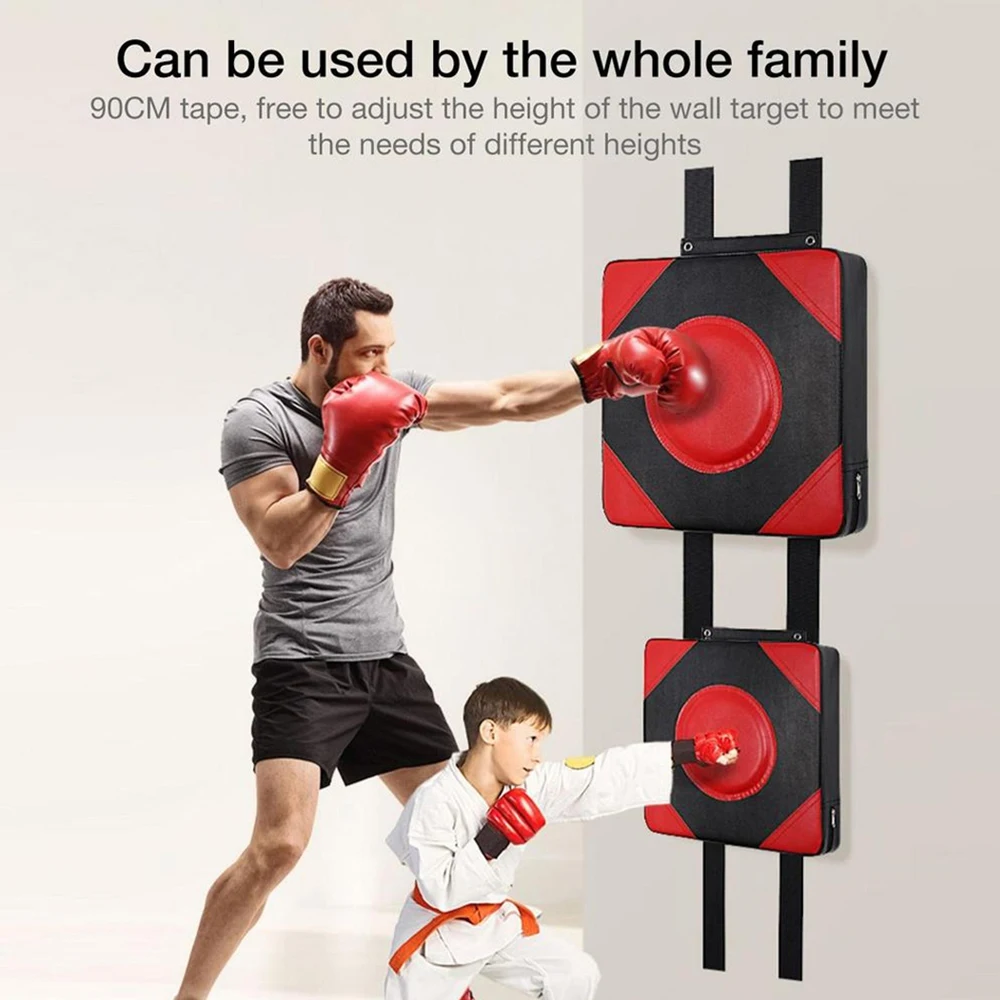 Boxing Target Pasteable Wall-mounted Sandbag Adult Children Durable PU Sanda Muay Thai Punching Gym Fitness Training Equipment