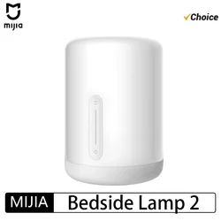 New Mijia Bedside Lamp 2 Smart Table LED Night Light Colorful 400 Lumens Bluetooth WiFi Touch Control for Apple HomeKit Siri