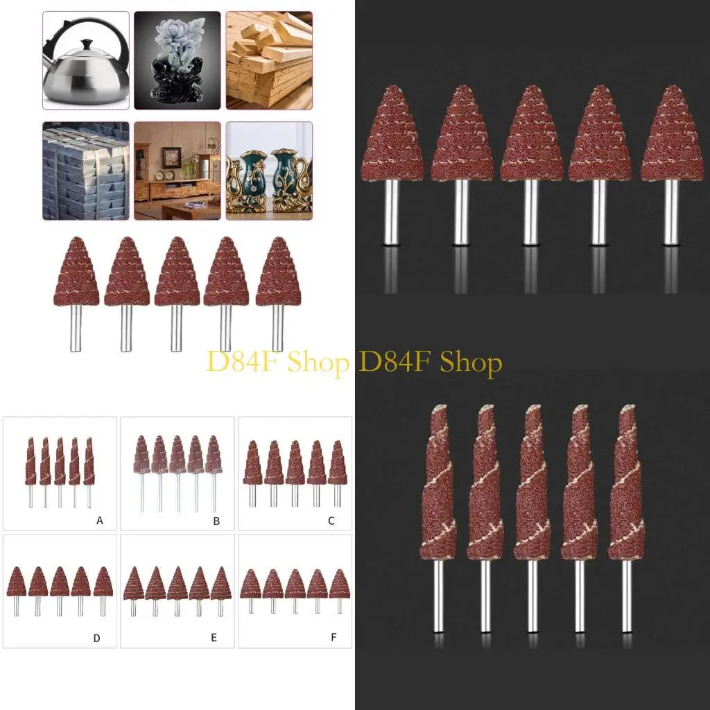 

D84F 5pcs Cone Form