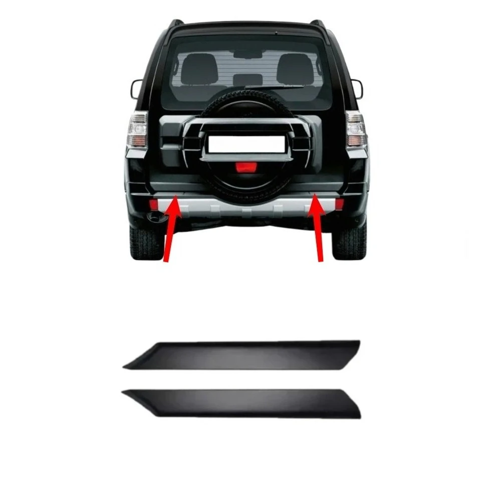 

1 шт. или пара нижних декораций задней двери для Pajero V90 2007-2011, защитная крышка задней двери для Montero V80, крышка двери 5837A010