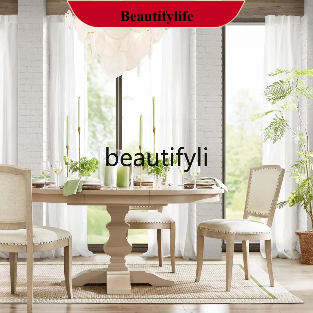 

z183 Американский стол, обеденный стул, комбинация небольших квартир, бытовой садовый обеденный стол, американский обеденный стол из цельного дерева