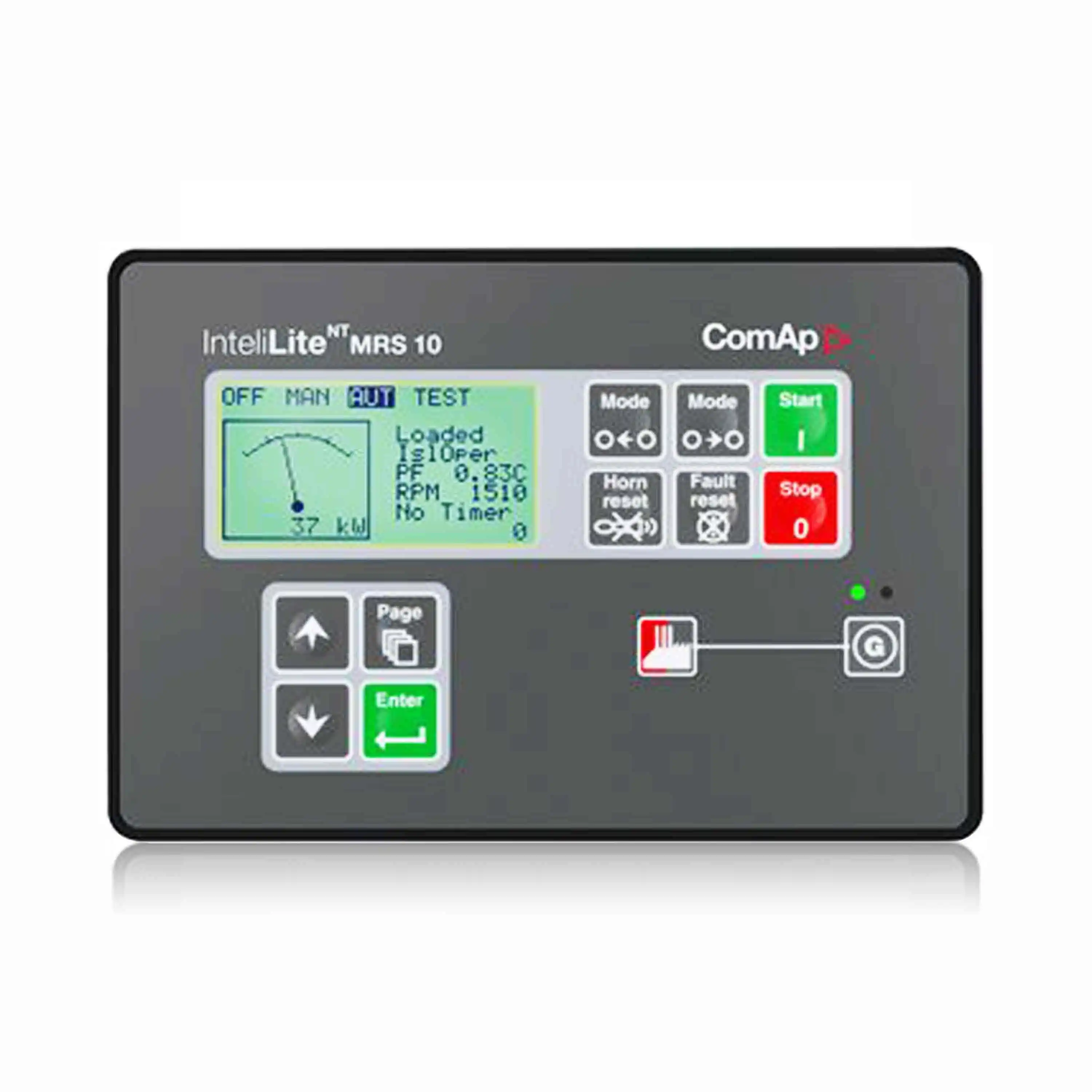 MRS10 Controller For Single Operating Genset Manual And Remote Start (MRS) Applications 3 Phase Power Measurement