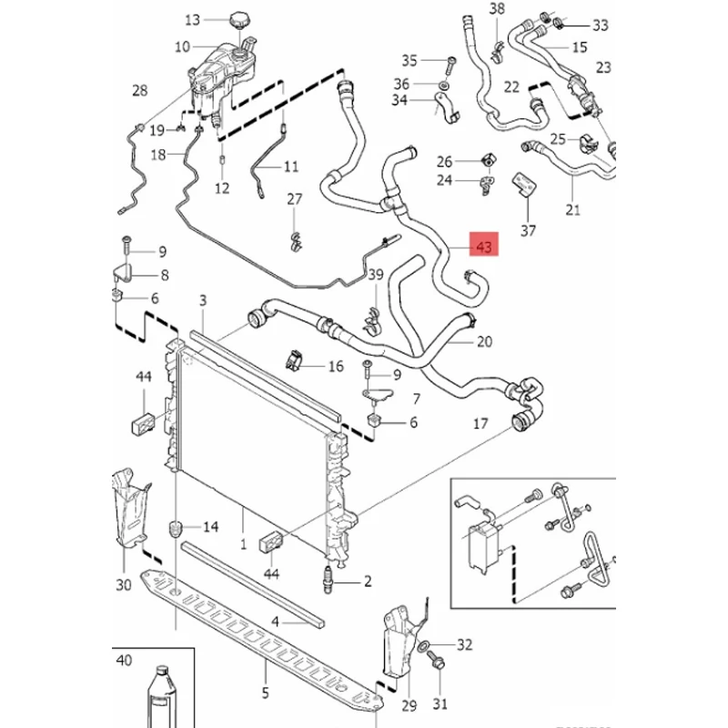 31202747 hose XC 60