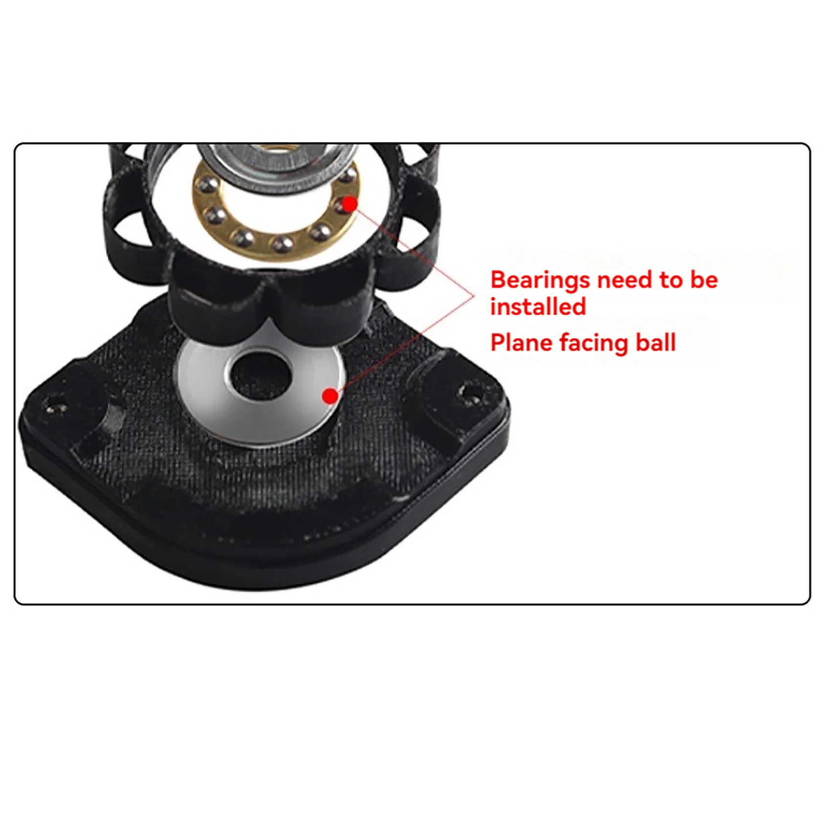 AT82-For Voron 2.4 Bambu X1/P1 Omnidirectional Self-Aligning Anti-Vibration Foot Strong Shock Absorption 3D Printer Foot Pad