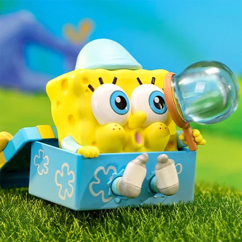 POP MART SpongeBob Pajama Party Series Trendy Blind Random Box Toys Mystery Box Guess Bag Action Figure Surprise Gift view 6