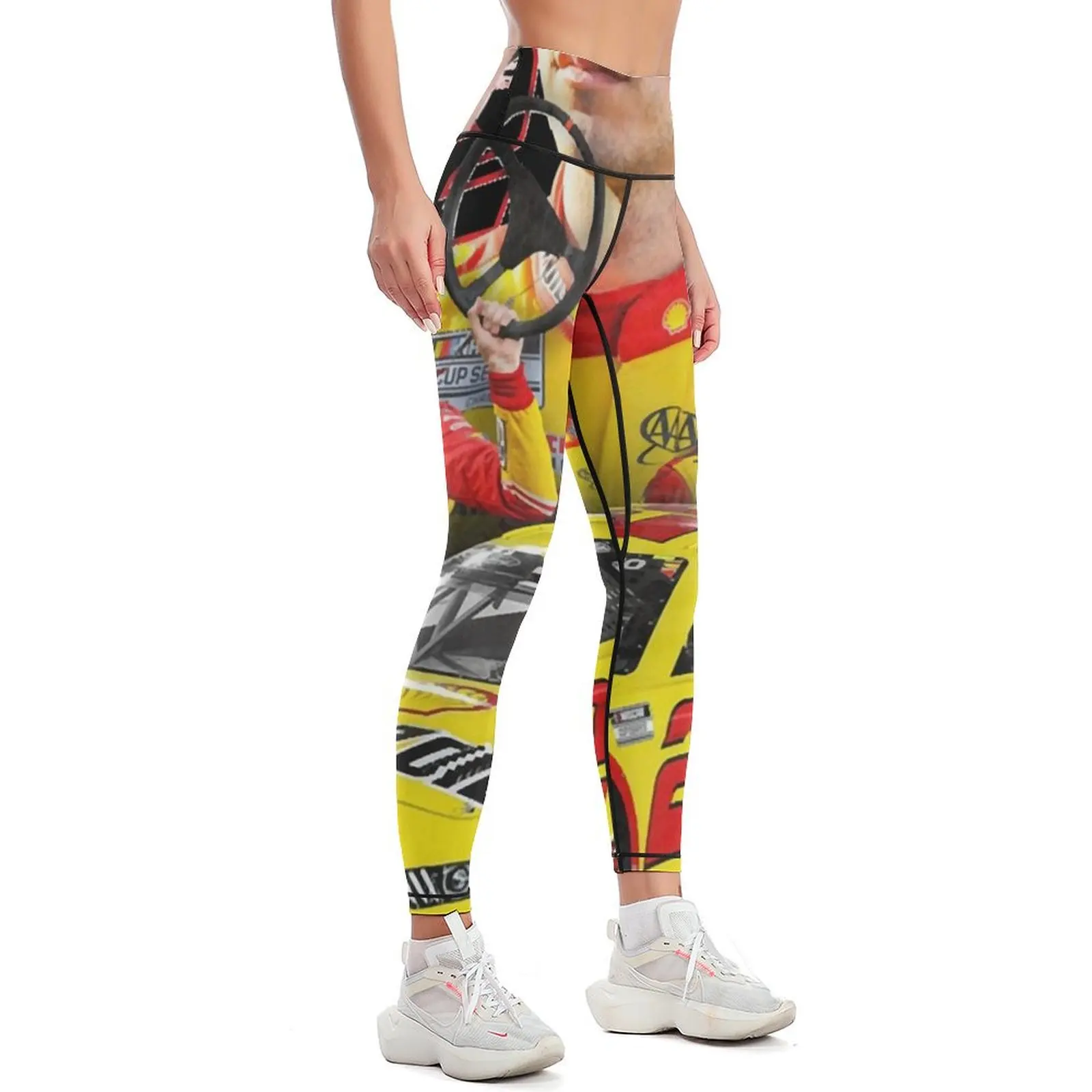 NEW Joey Logano NEXT GEN MUSTANG 2022 Leggings Legging sexy woman high waist Womens Leggings