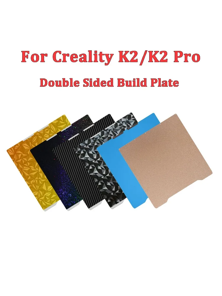Dwustronna płyta robocza Creality K2/K2 Pro, płyta chłodząca PEI PEO PET PEY, stalowa płyta sprężynowa do drukarki 3D K2/K2 Pro — zdjęcie produktu 7