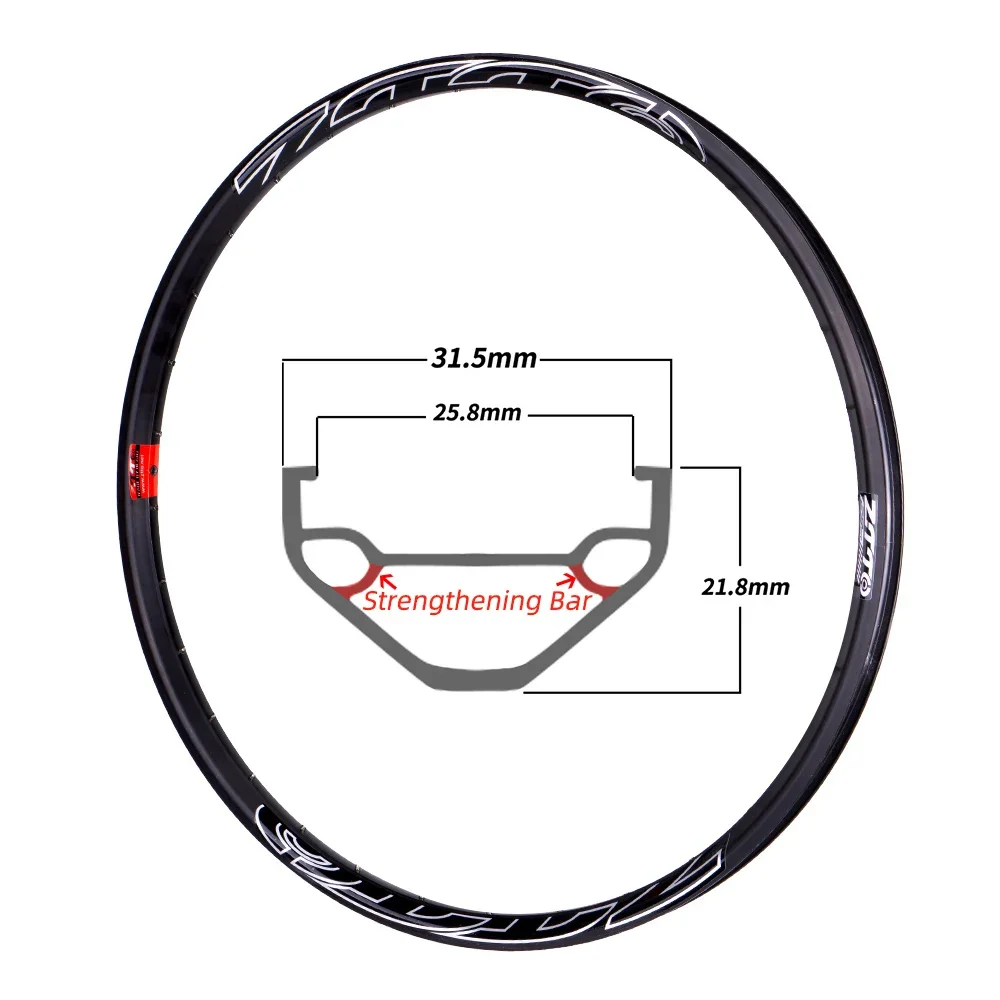 ZTTO MTB Bike Wheelset 29 26 27.5 AM Enduro DH 25mm Wide Rim 148