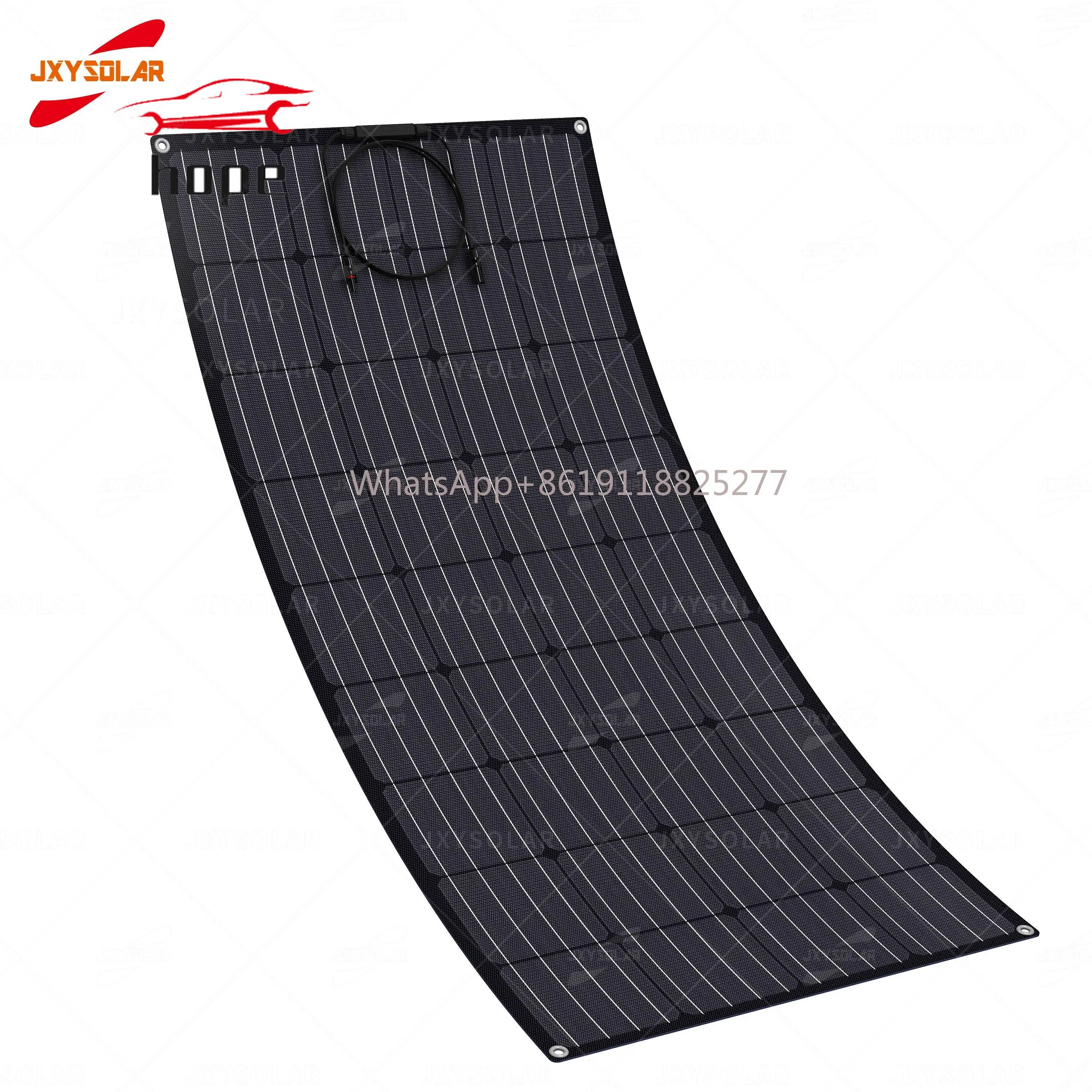 180W 18V Mono ETFE Flexible Solar Energy Panels for RV Yacht Boats Roof Car