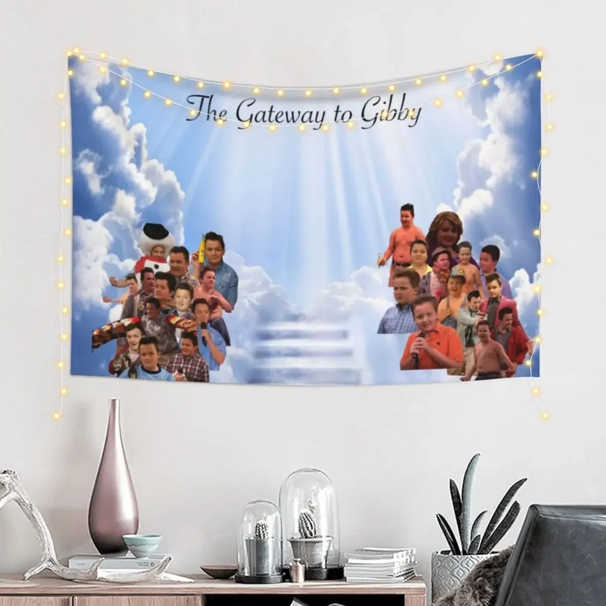 Gibby Heaven - Icarly Tapestry Room Decoration Korean Style Wall Decorations Wallpapers Home Decor Tapestry