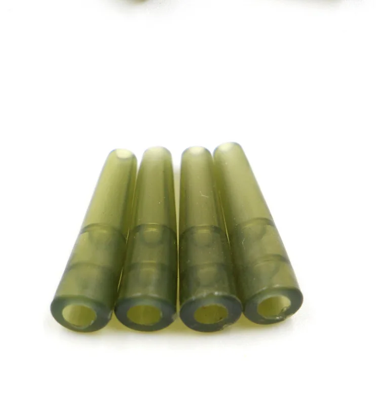 50Pcs Gummi Schnell Ändern Haken Hülse Schlauch Anschlüsse Angelschnur Haken Hülse Linie für Haar Ronnie Rigs Angeln Zubehör – Detail 2