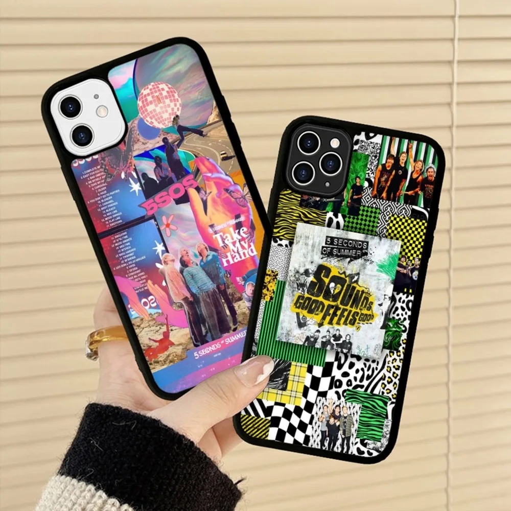 Seconds-of-Summers-5SOS Phone Case Silicone PC+TPU For Samsung S10 20 30 22 23 24 Plus Lite Ultra Cover