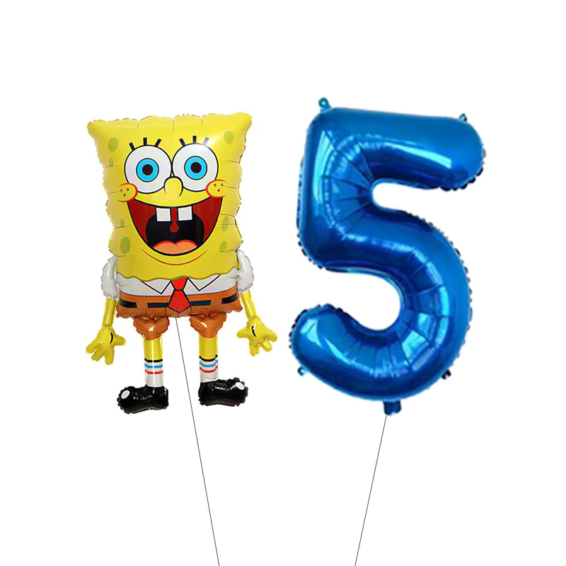 Niedliche SpongeBob Schwammkopf Aluminiumfolien-Ballons für Kindergeburtstage, Babypartys, Eventdekoration und Partyzubehör – Detail 23