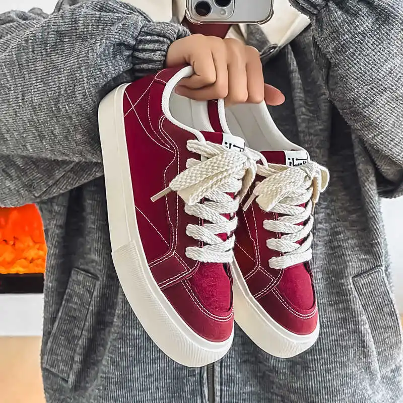 Sola plana ete sapatos altos homem botas casuais de luxo sapatos vulcanizados tênis tendência esportiva escola tenia kawaiis teniss