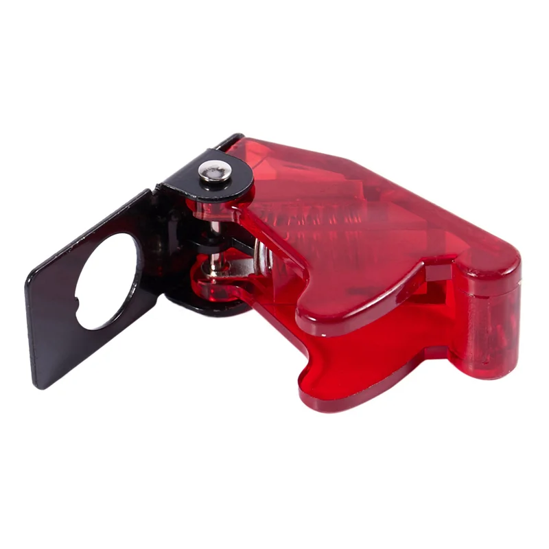 ABGB-Plastic 12Mm Toggle Switch Safety Cover Protector Cap Guard 25Pcs Red