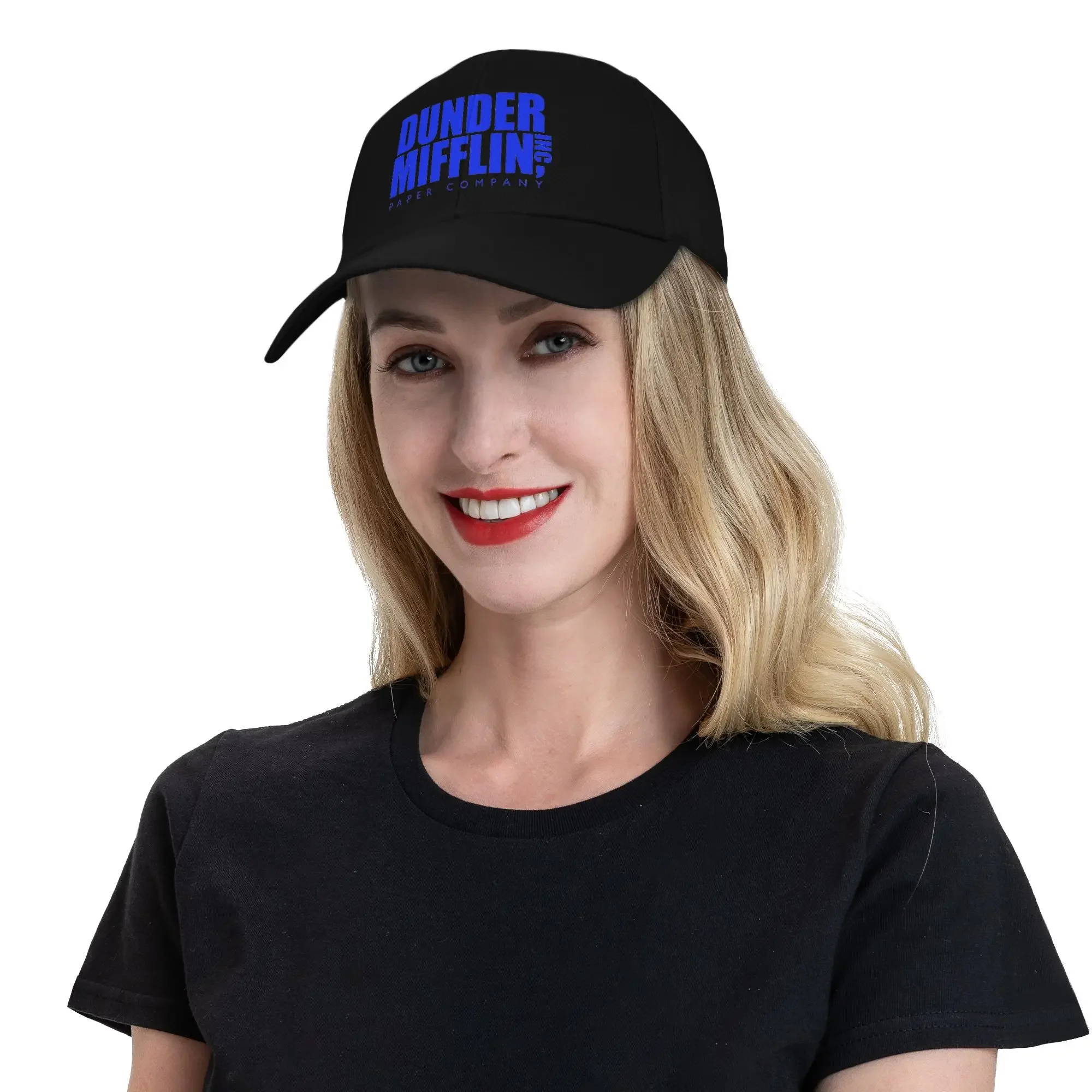 Dunder Mifflin Logo Baseball Caps Snapback Fashion Baseball Hats Breathable Casual Casquette Outdoor For Men's And Women's
