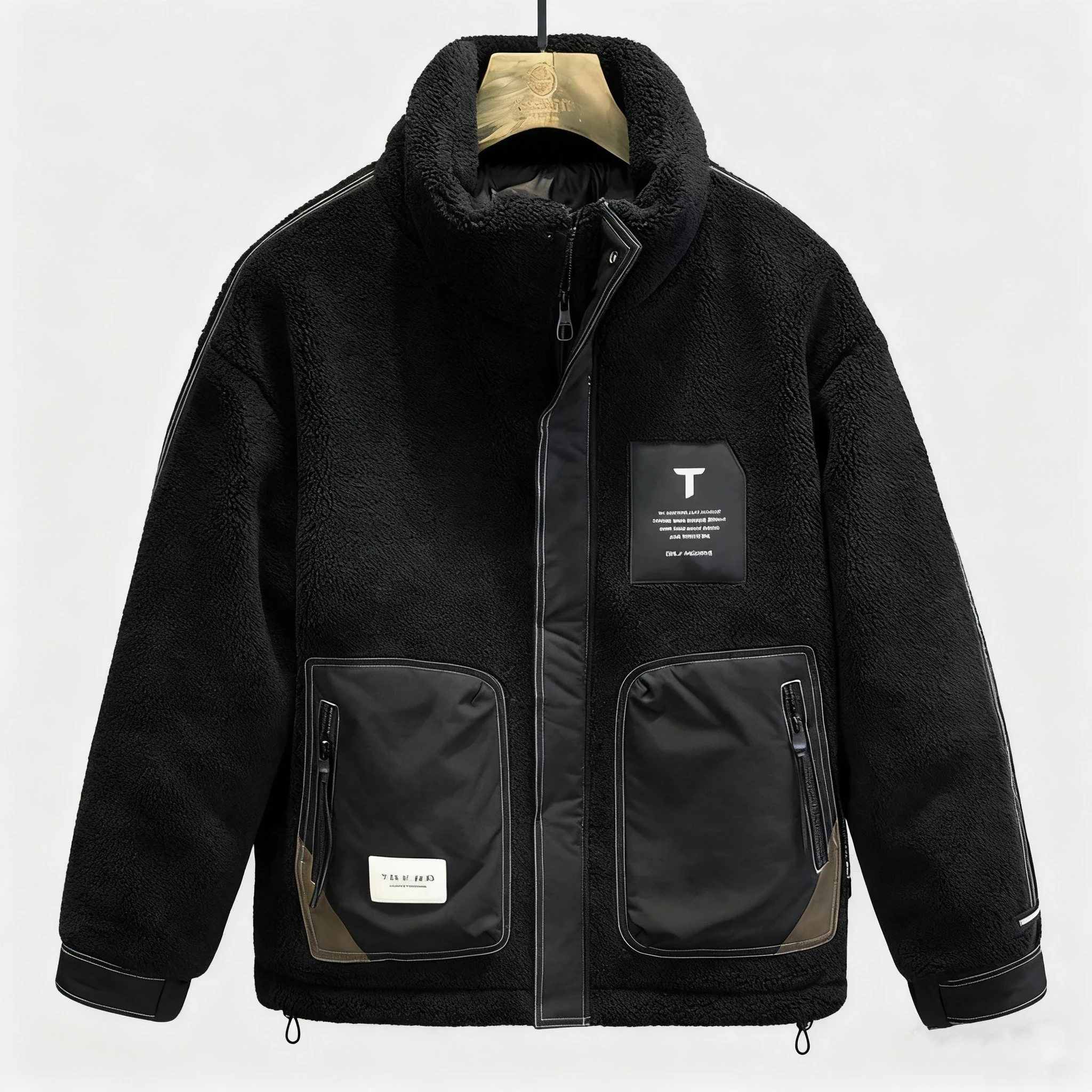 

Зимняя мужская утолщенная хлопковая куртка в американском стиле ретро, сверхпрочная теплая парка, пальто, уличная модная повседневная уличная стеганая куртка