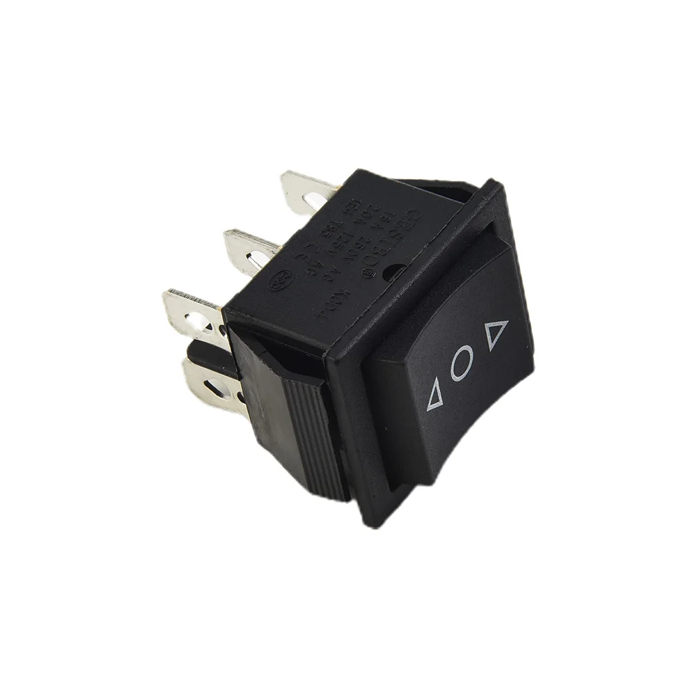 Practical Useful Portable Rocker Switch Ship Equipment Plastic+Metal Replacement 1.26x1.02x1.30inches 6 Pins AC 250V