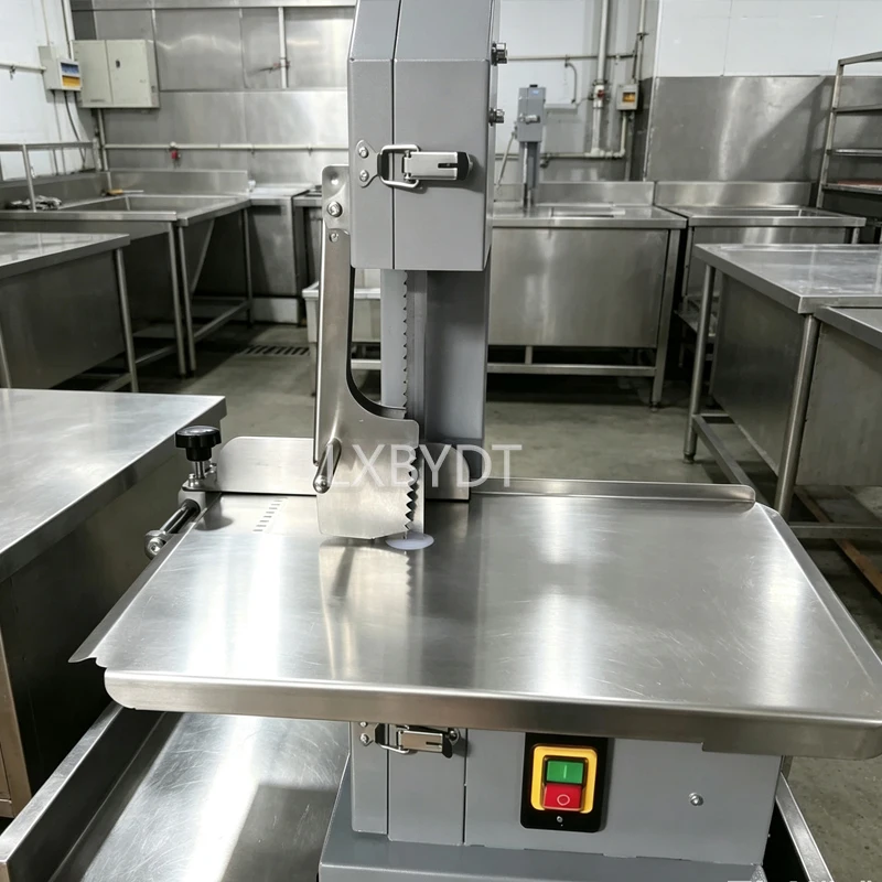 Butcher Band Saw, Heavy Duty Bone Cutting Machine, Powerful Electric Bone Saw For Frozen Beef Cutting