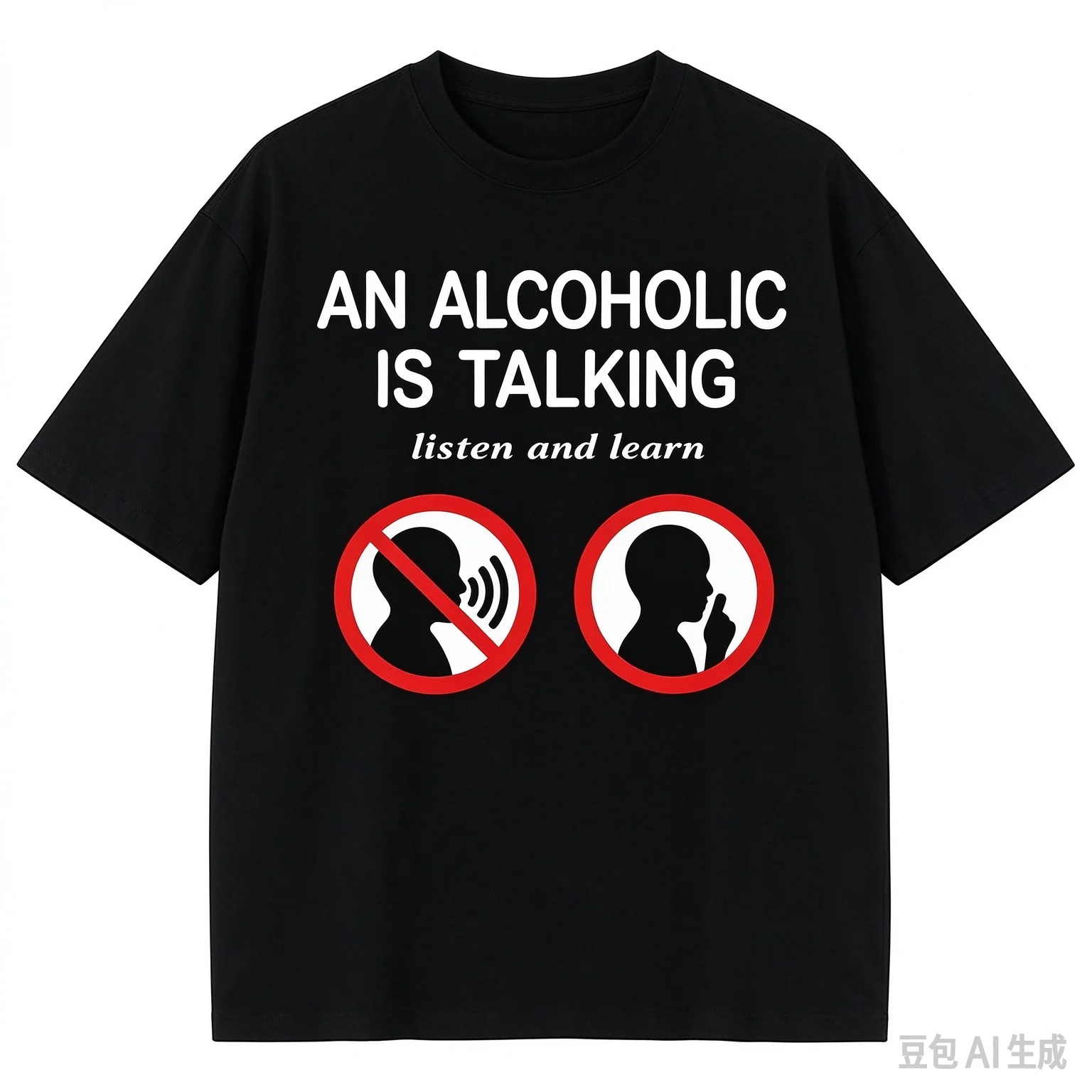 Sarcastic Conversation Quote Print T-shirt Humor Streetwear Loose Top