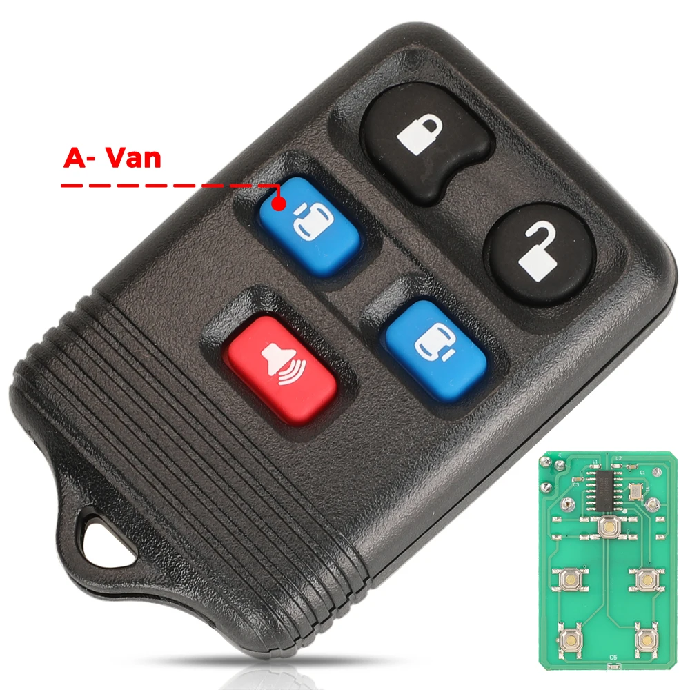 jingyuqin 315/433 Mhz Remote For Ford Escape F 150 Explorer 2001-2007 CWTWB1U345 CWTWB1U331 CWTWB1U212 GQ43VT11T Key Transmitter