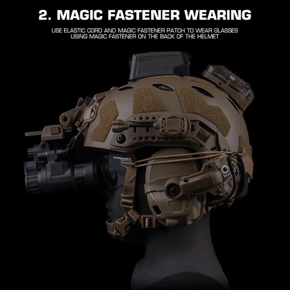 Gafas tácticas polarizadas para Airsoft y ciclismo - protección casco