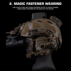 Gafas tácticas polarizadas para Airsoft y ciclismo - protección casco