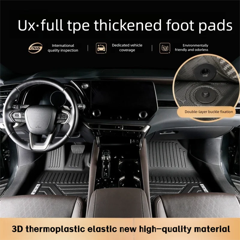 TPE Floor Mats For Lexus IS2013-2025 IS200t 250 300 350/Gen 3 XE30 LHD Full Coverage Waterproof Surround threshold accessories