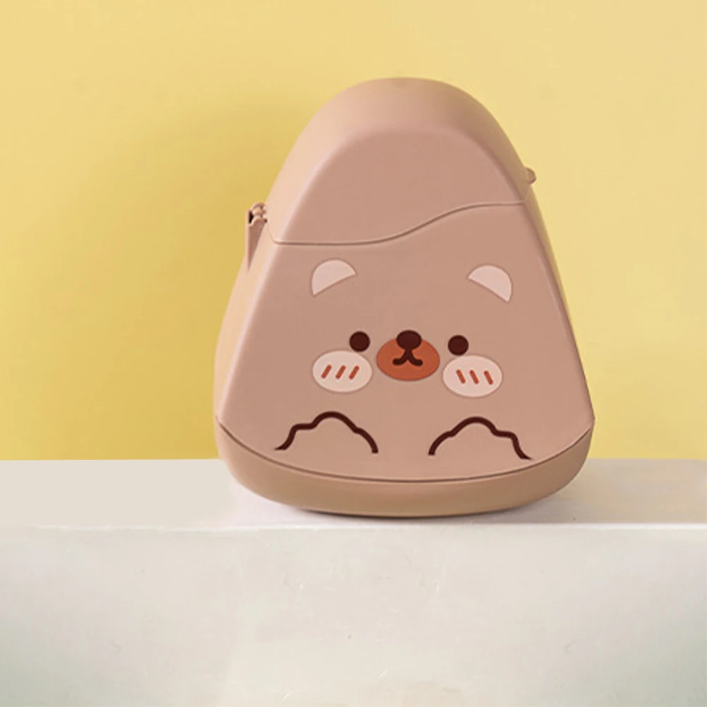 

Desktop Trash Can Mini Waste Bin Cute Cartoon Animal Design Plastic PP Material Compact Size Versatile Use Bright Color