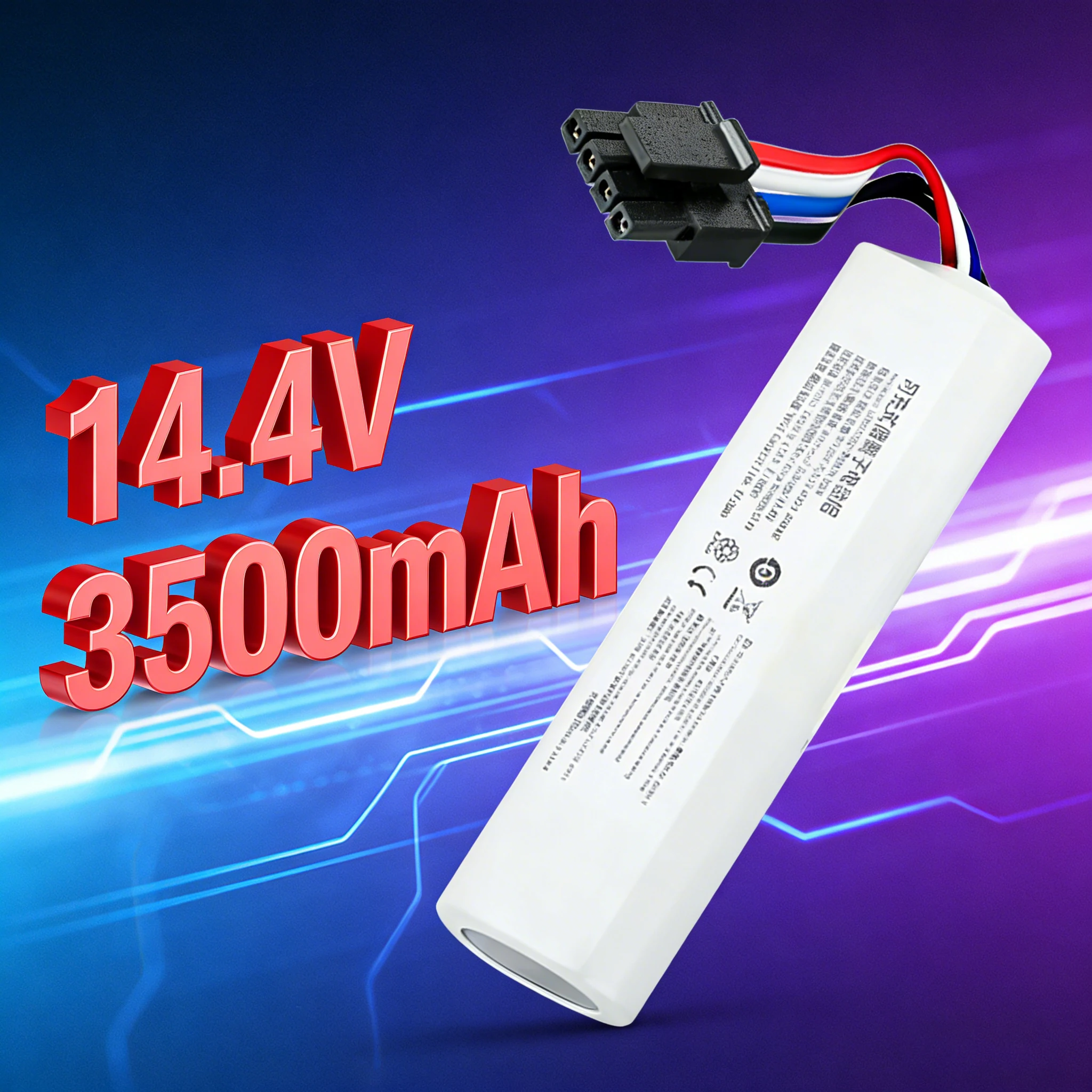 

P2026-4S1P-MMBK 14.4V 3500mAh For Vacuum Mop 2C XMSTJQR2C/Xiaomi Trover Robot LDS Vacuum Mop Finder RLS3 Vacuum Cleaner Battery