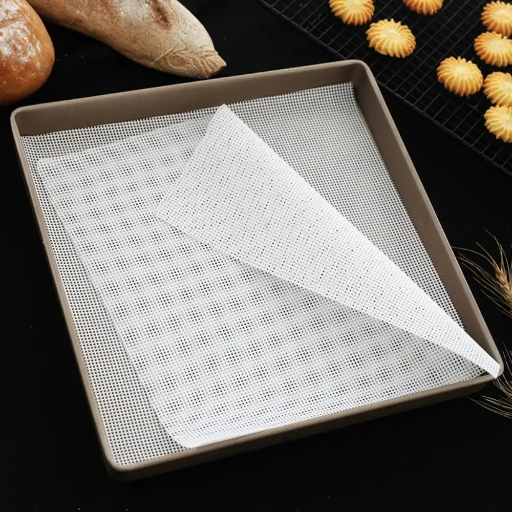 1Pcs Square Oven Kitchen Accessories Steamer Mesh Pad Silicone Reusable Dehydrator Sheets Non-Stick Food Fruit Dryer Baking Mat