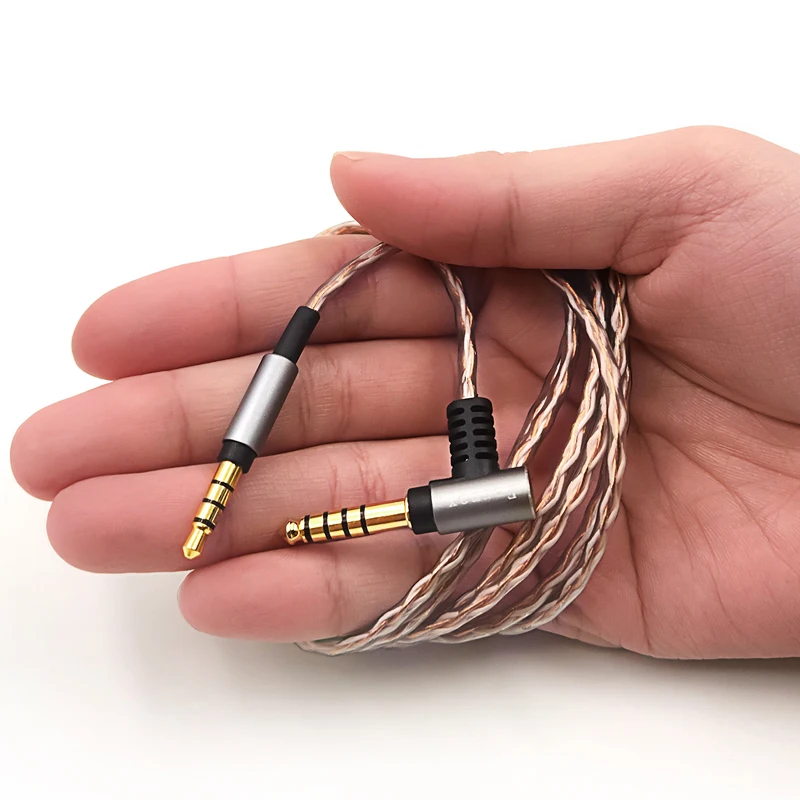 For SONY Audio Technica MSR7 SR5 MDR-1A 1000X XM2 XM3 1ABT Earphone Replaceable 4.4mm 2.5mm Balanced to 3.5mm Upgrading Cable