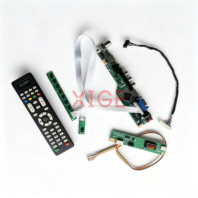 

Matrix Controller Drive Board Fit QD15TL04 QD15TL03 QD15TL01 QD15TL02 1CCFL 1280x800 LVDS-30Pin HDMI+VGA+AV+USB 1280*800 DIY Kit