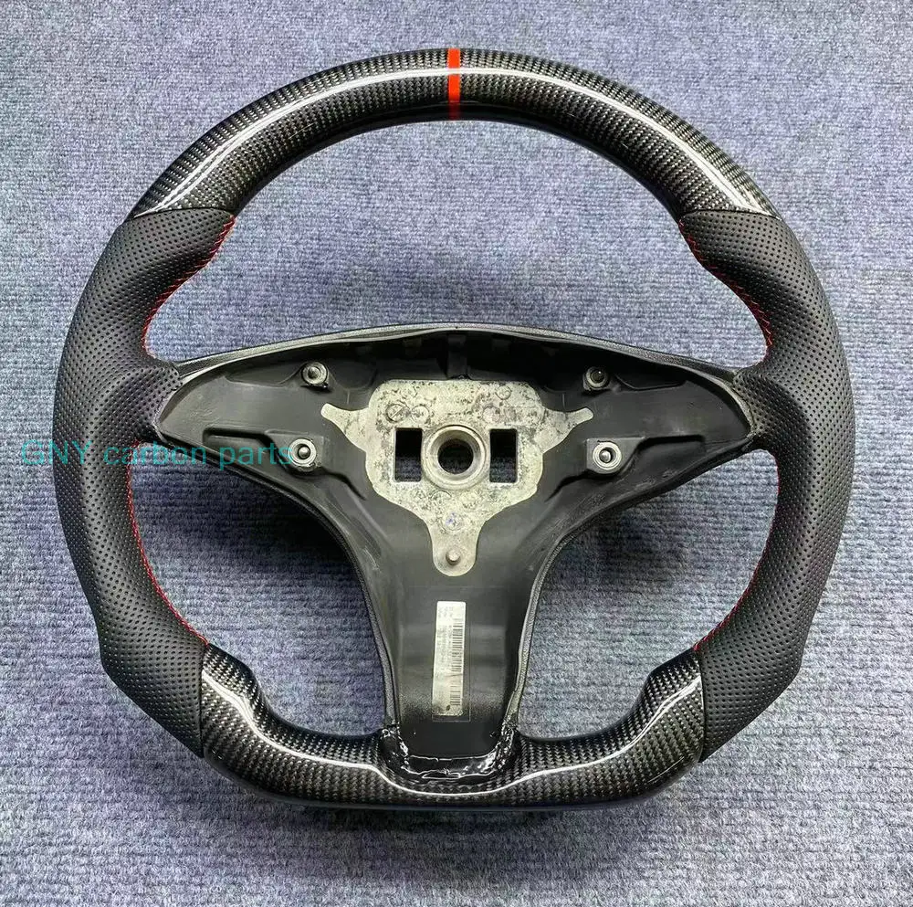 100% Real Carbon Fiber/Leather Car Steering Wheel For Benz W207 E550 E350 W212